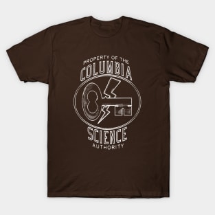Columbia Science Authority (white) T-Shirt